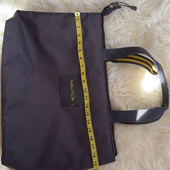 Nautica Grey and Yellow Tote - Picture 8 of 10